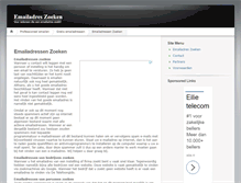 Tablet Screenshot of emailadreszoeken.nl